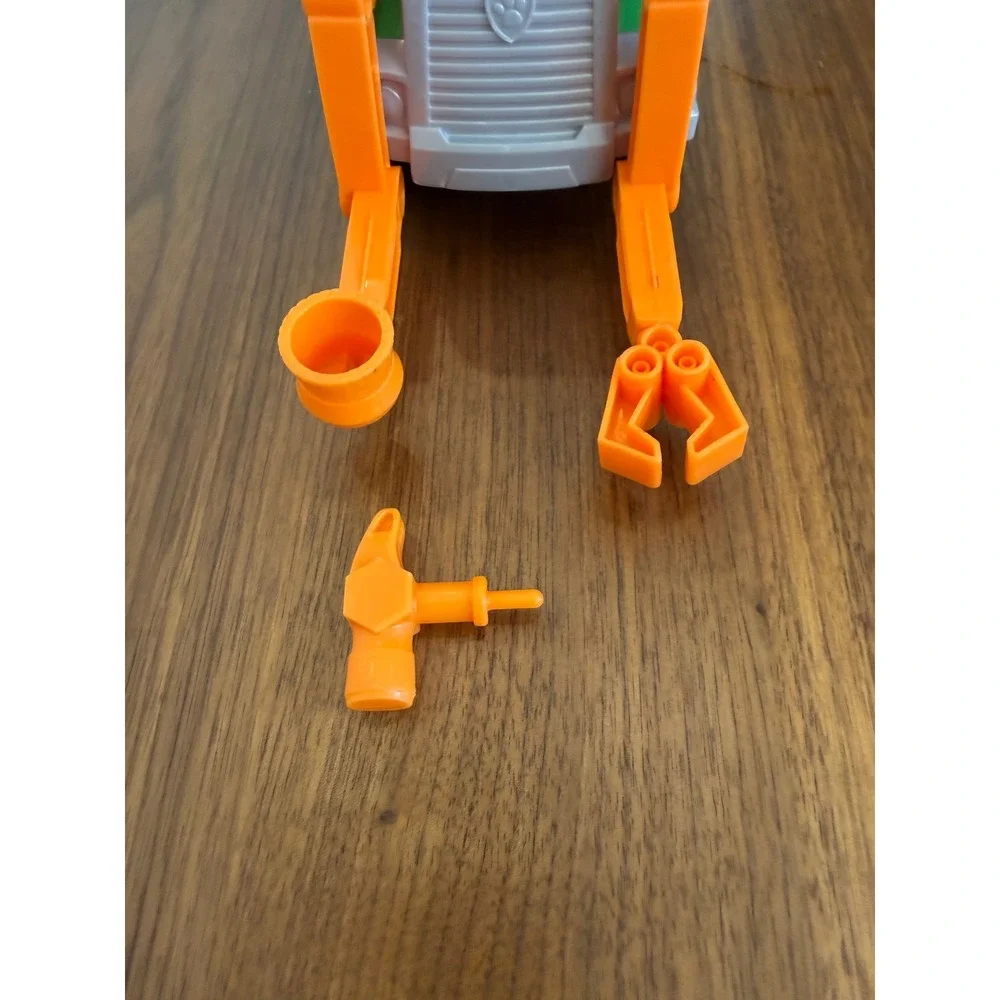 Paw Patrol Rocky Recycle Truck Toy Set with Chase Car and Robo-Dog Figure Green